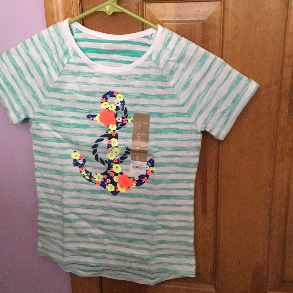 Anchor Appliqué Girls Top